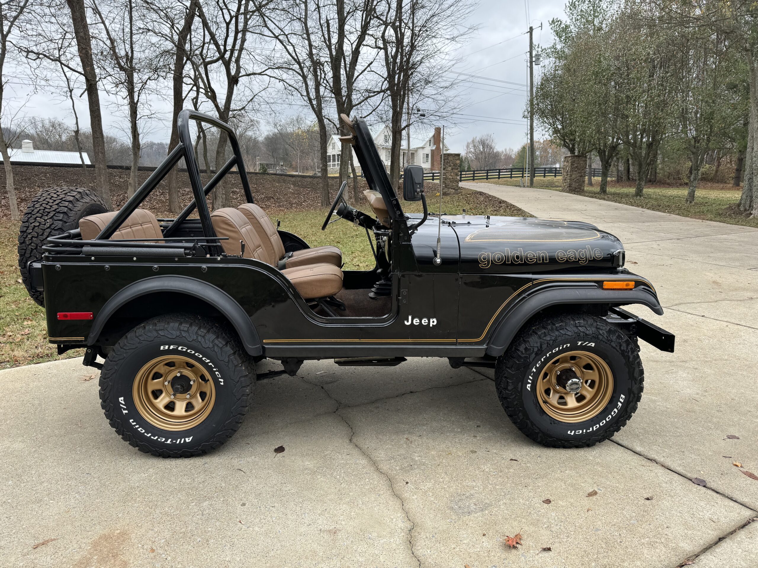 1978 Jeep CJ5 Black Golden Eagle