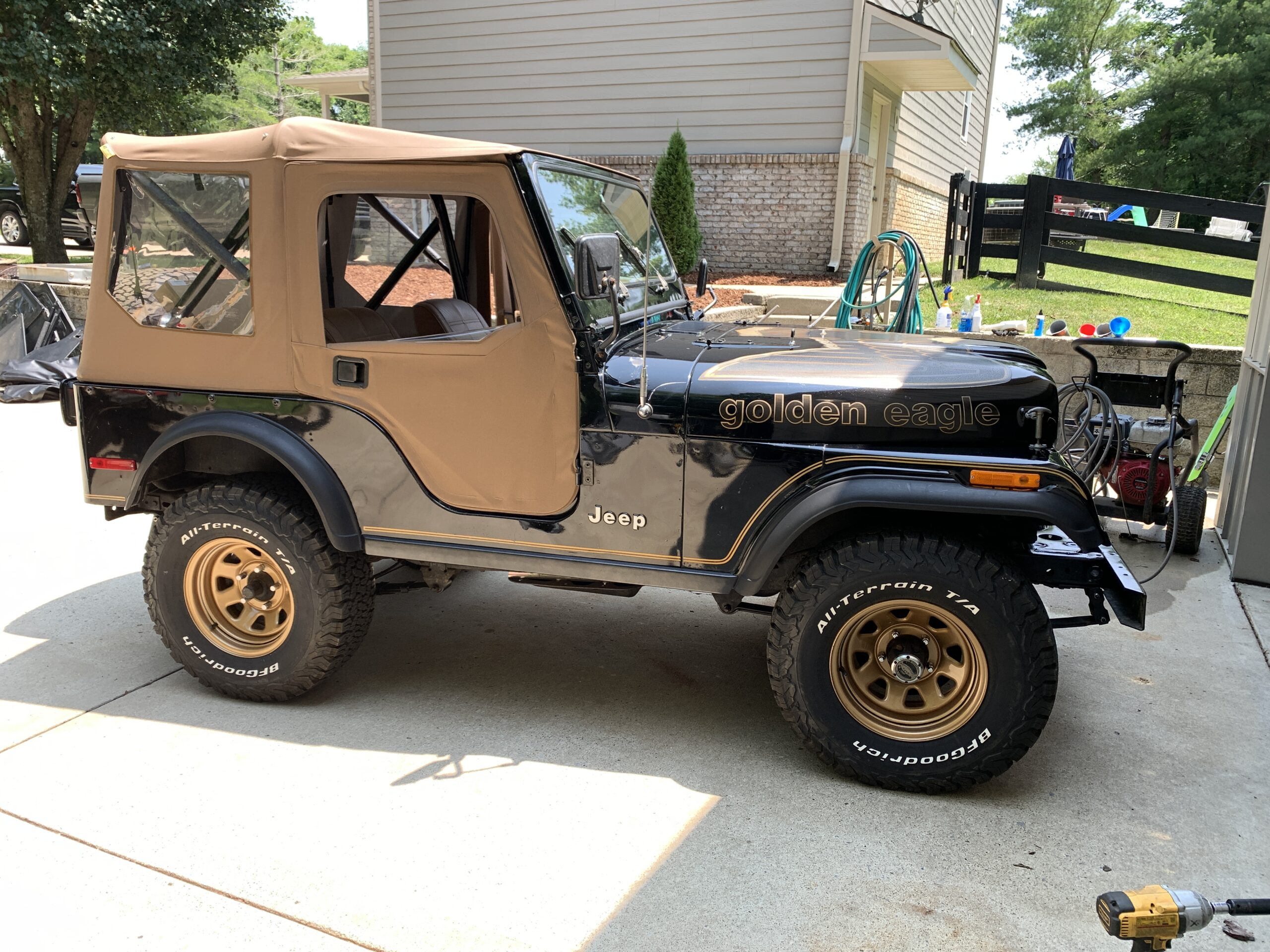 1978 Jeep CJ5 Black Golden Eagle